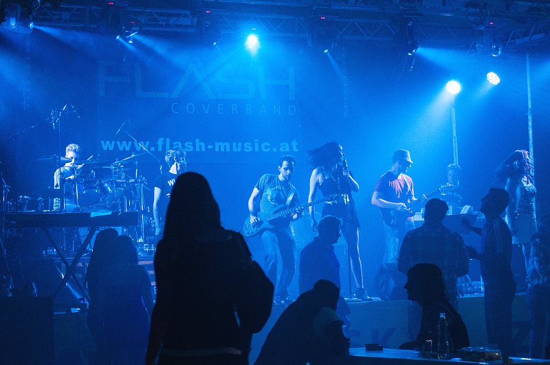 Coverband Flash beim Zeltfest Mitterkirchen 2012