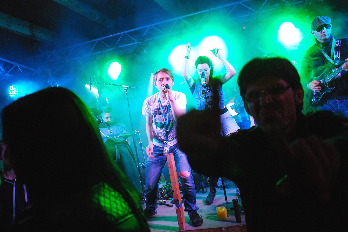 Partyband Flash beim Mühlstadelfest in Steinbach