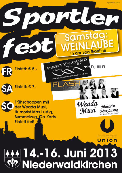 Flyer Sportlerfest Niederwaldkirchen