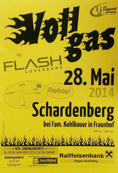 Flyer Vollgas Schardenberg